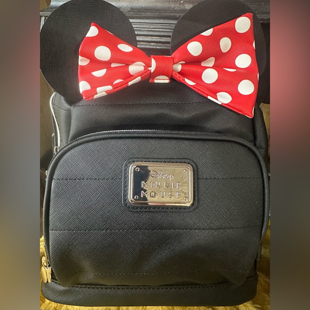 Disney Black Minnie Mouse Backpack